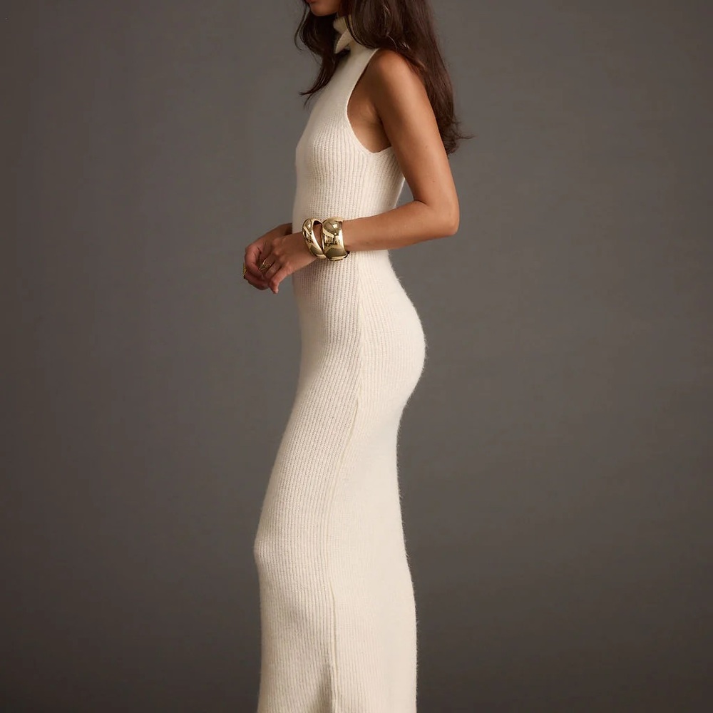 Monique Cream Sweater Maxi Dress - Picture 2 of 8